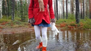 Rubber Boots, Puddles, and Diaper Pee