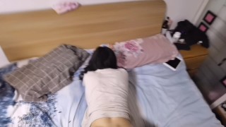 【LexisCandyShop】Chinese teen Gets a Creampie in Tight Asian Pussy after Oil Massage - WMAF
