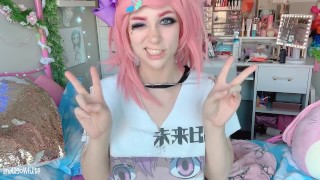 SCENE GIRL LOSES HER V CARD! - INDIGO WHITE