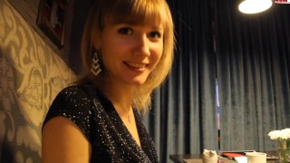 Russian Waitress BBC Hidden Restaurant Sex