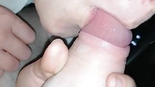 I suck my step brother behind my cuckold's back