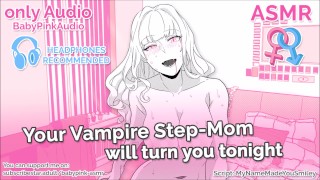 (ASMR) Your Vampire Step-Mom will turn you tonight (blowjob)(riding)(A...