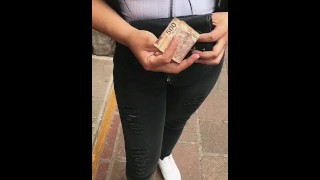 SEX FOR MONEY, MEXICAN 19 YEARS WAITING FOR HER BOYFRIEND I GIVE HIM M...