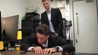 Britian's next Top Model moves aside. Bending him over the desk, I swe...