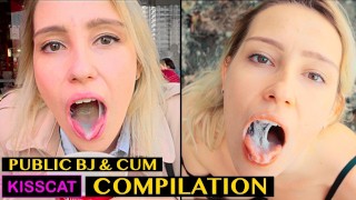 Risky Blowjob with Cum in Mouth & Swallow - Public Agent Pickup Studen...