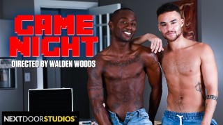 Game Night Turns To BBC Anal For 2 Ebony Hotties - NextDoorStudios