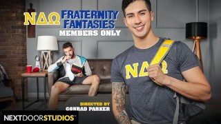 NextDoorStudios - Sexy Frat Boy Kian Kane Allows Study Buddy To Use Hi...