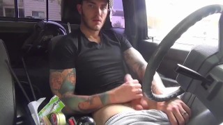 Christian Wilde public truck jerk