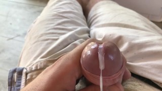 Close up Slow Motion Cumshot POV Solo HD Handjob Uncut Cock