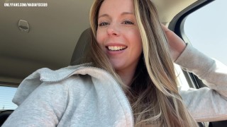 Day in the life of a Camgirl! Testing new toys in the DRIVE THRU + MAL...