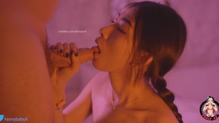 Fanny Ly / 李月如 - Skinny Asian offering passionate BlowJob to a T...