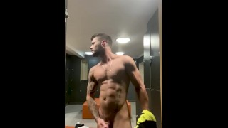 Locker Room Strip Tease