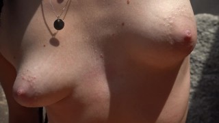 (DIA ITA) HORNY TOURIST gives me an appointment at the SEA to GET FUCK...