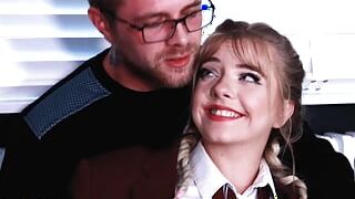 Blonde British 18 Year Old Schoolgirl Gets Teased With The Fucking Mac...