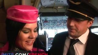 Anal Sex with the Stewardess During the Flight