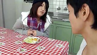 Japanese Virgin Step-Sister seduce Boy to learn how to Suck and Blow h...