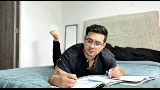 Young college students have sex in their room when they are alone