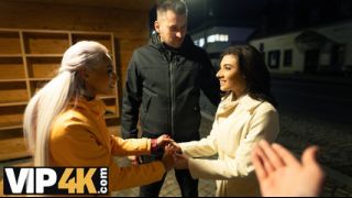 SWAP4K. Swap wives ended up as hot threesome with a big cock